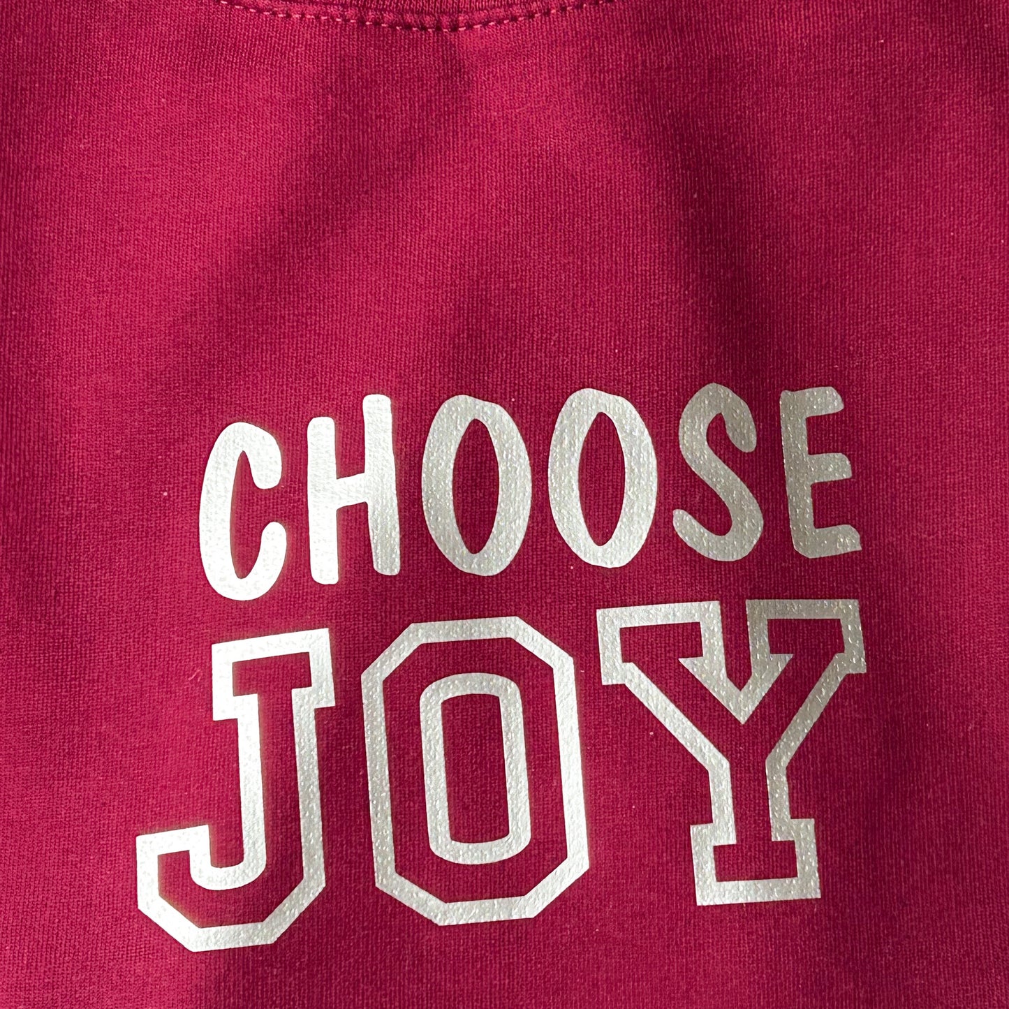 Ladies Burgundy Sweatshirt - Choose Joy