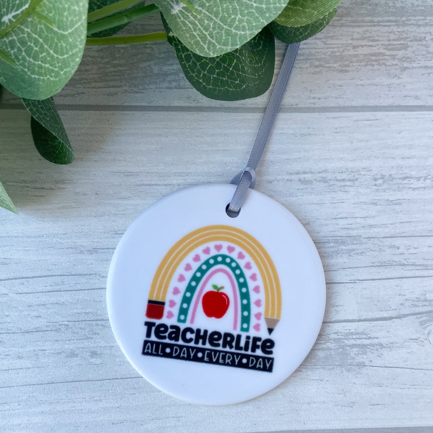 Ceramic Hanging Decoration - Teacher Life