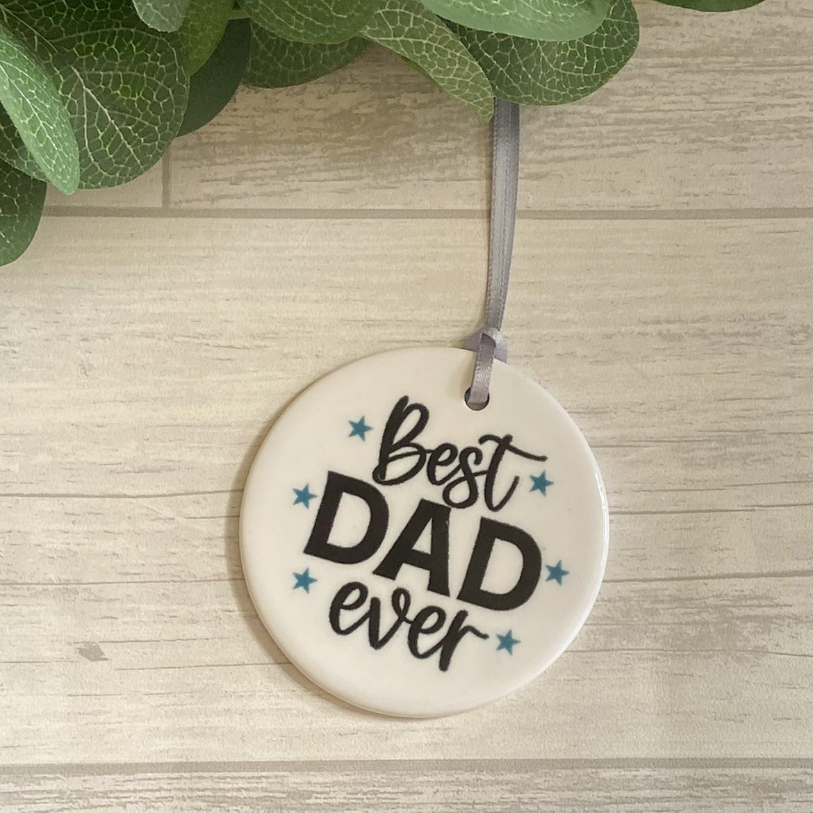 Ceramic Hanging Decoration - Best Dad Ever