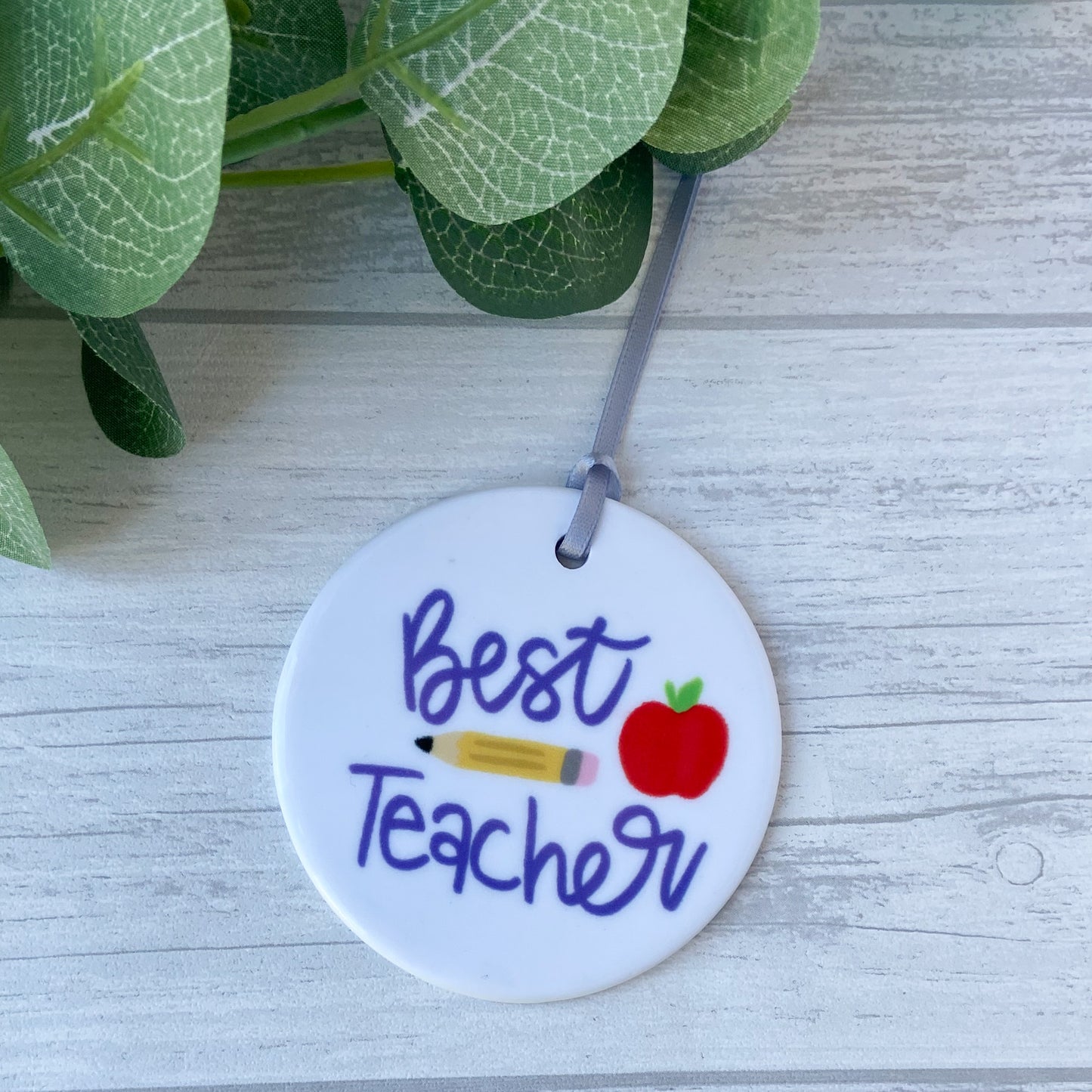 Ceramic Hanging Decoration - Best Teacher