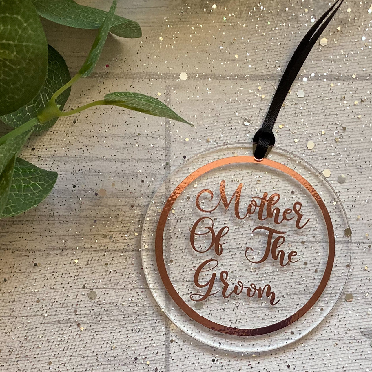 Mother Of The Groom Wedding Keepsake Acrylic Decoration, Bridal Party Gift, Wedding Gift