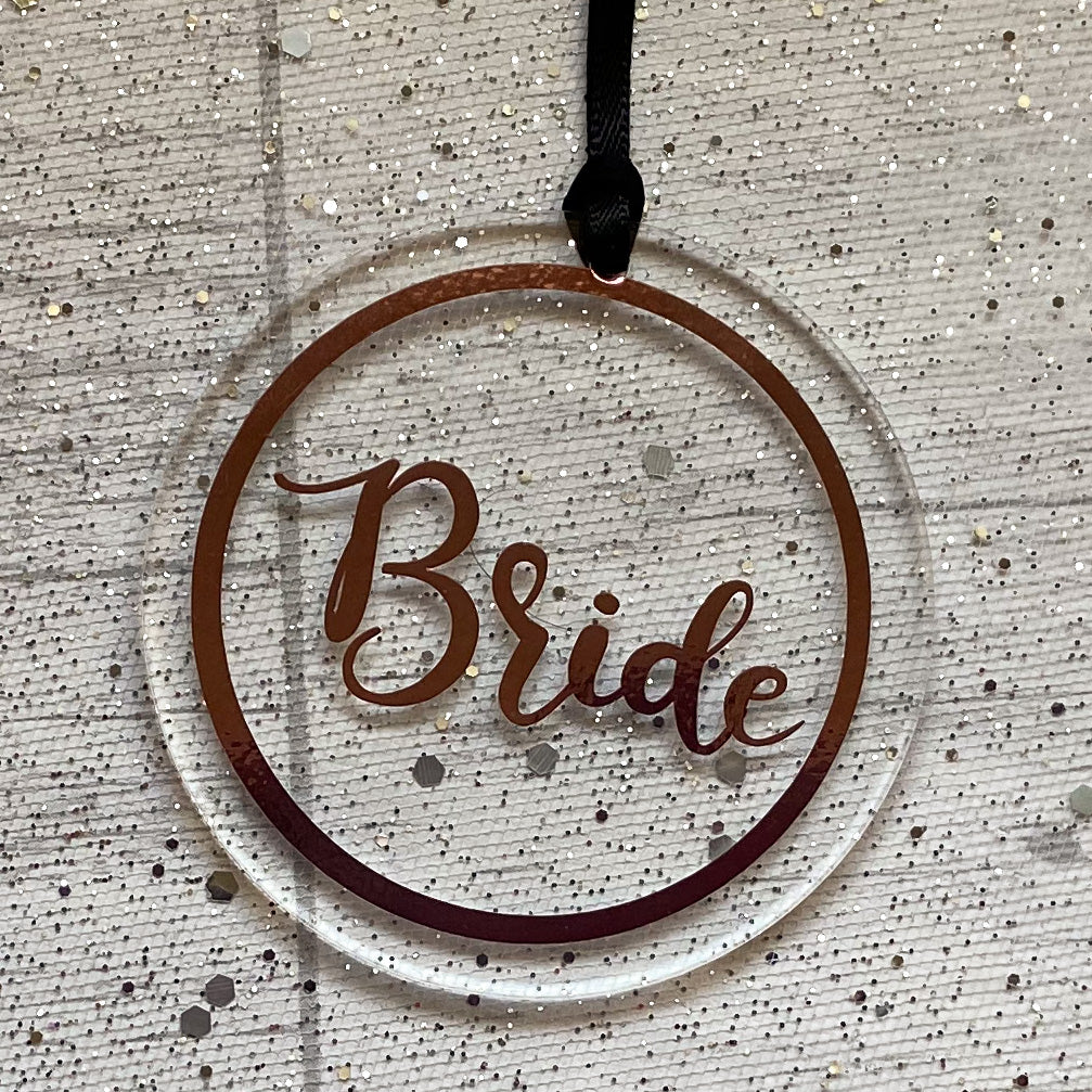 Bride Keepsake Acrylic Decoration, Bride Gift, Wedding Gift