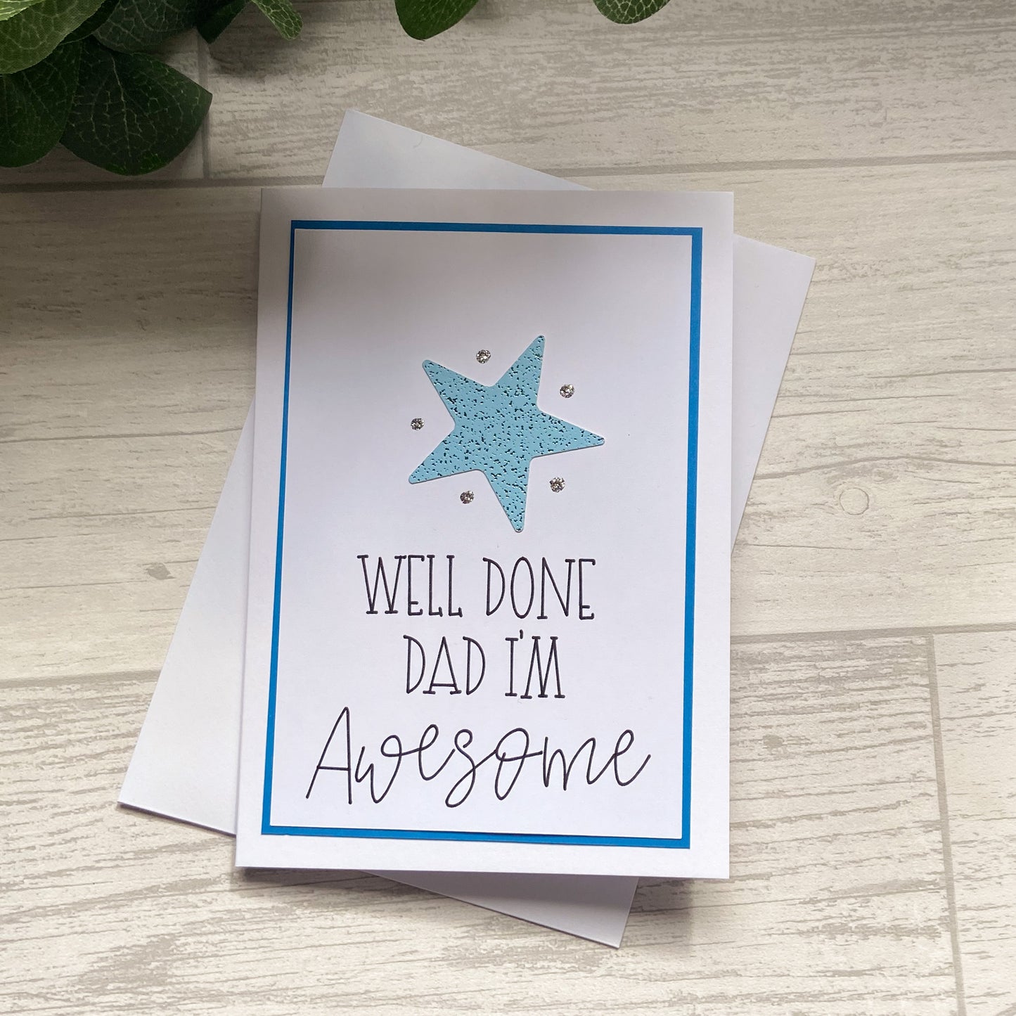 'I'm Awesome' Father's Day Card, Handmade Greetings Card for Dad