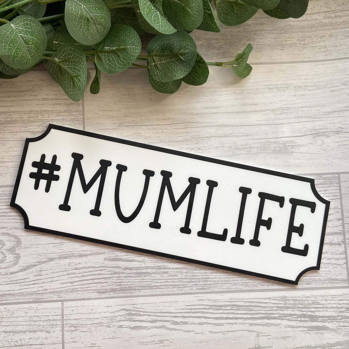 '#Mumlife' Street Sign - Vintage Style #Mumlife Railway Sign